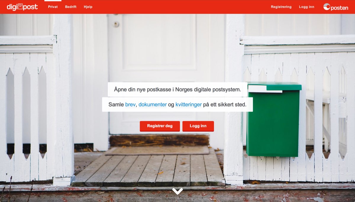 Digipost screenshot