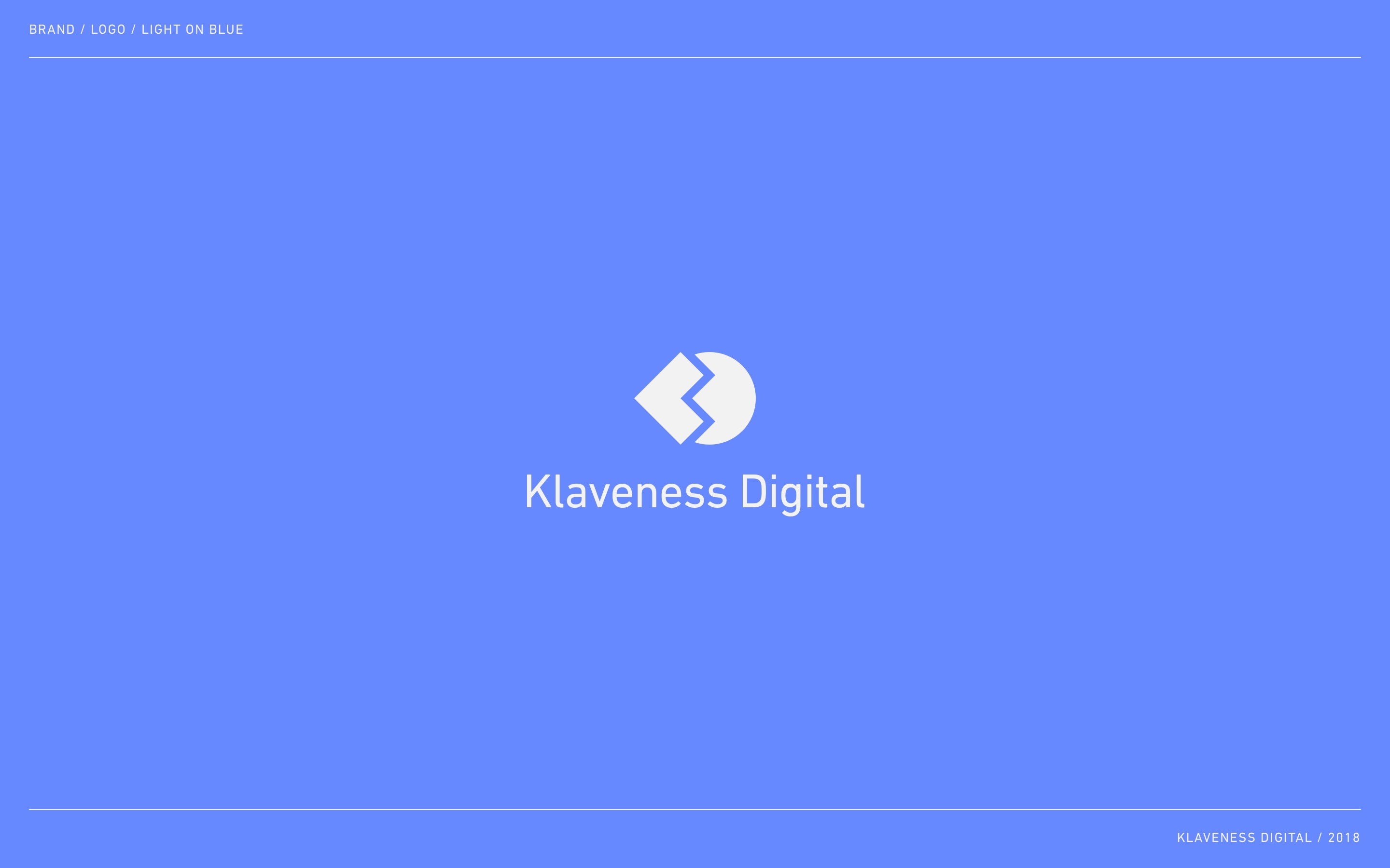 The icon and wordmark on a bright blue background