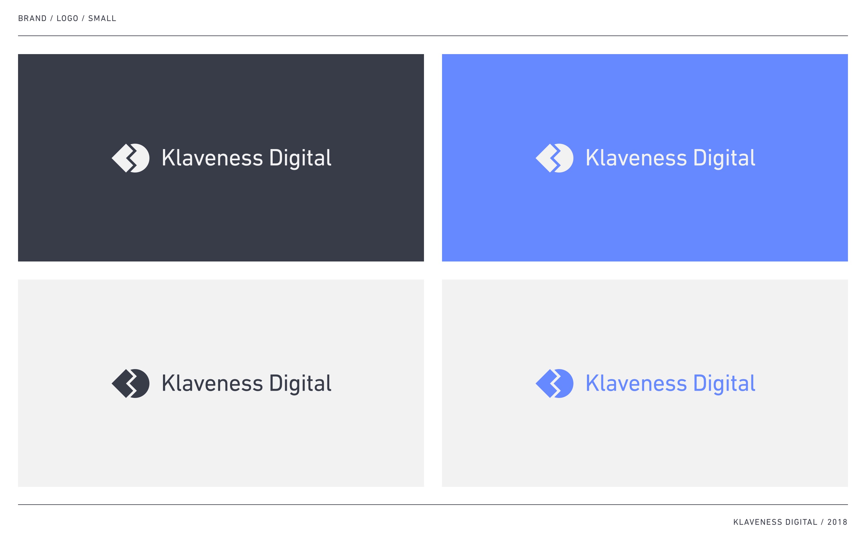 The icon and wordmark in black and white and color combos